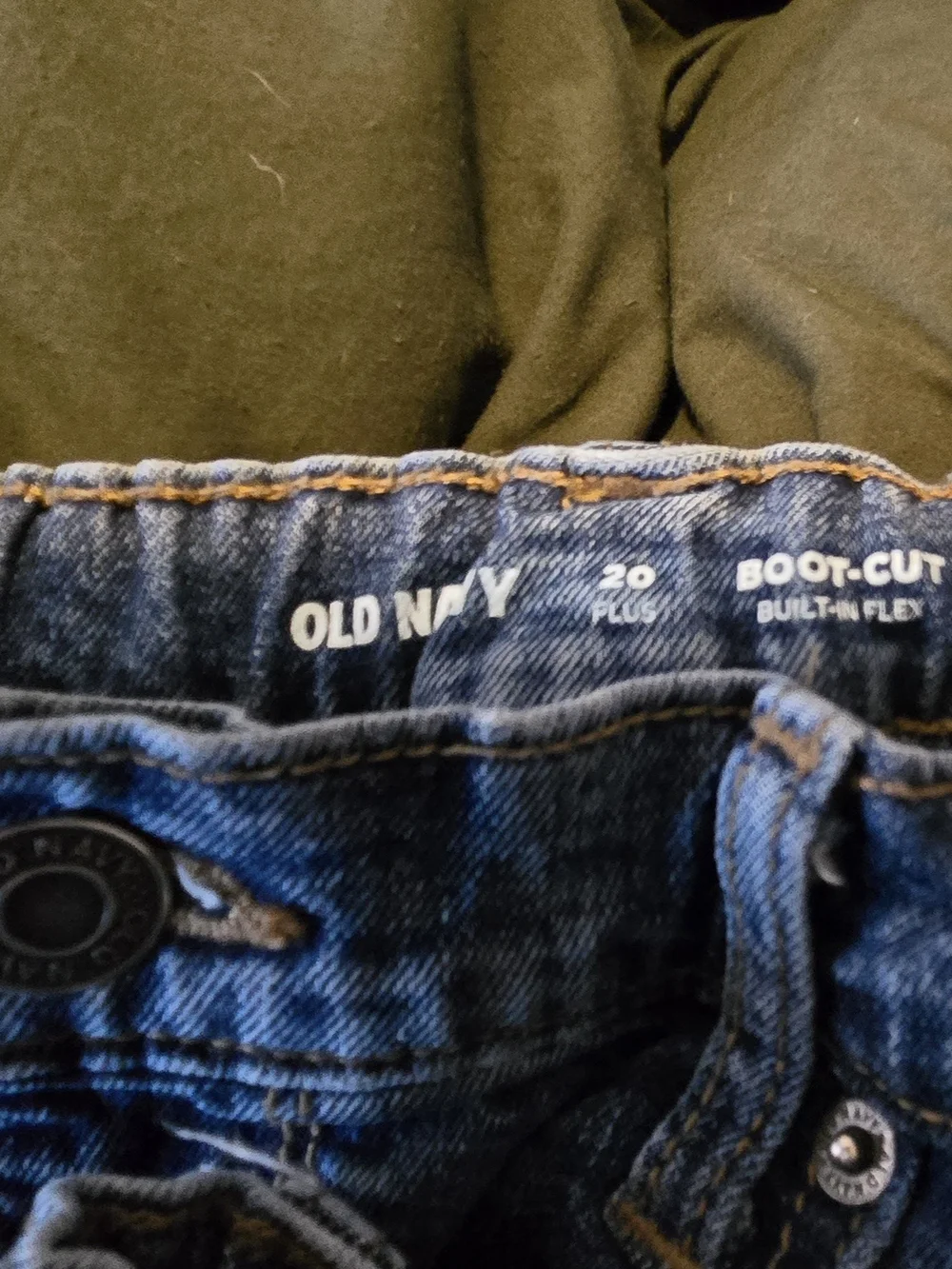 Lot of 3 Old Navy Boys Jeans –  Built-In Flex (boot-cut + straight)